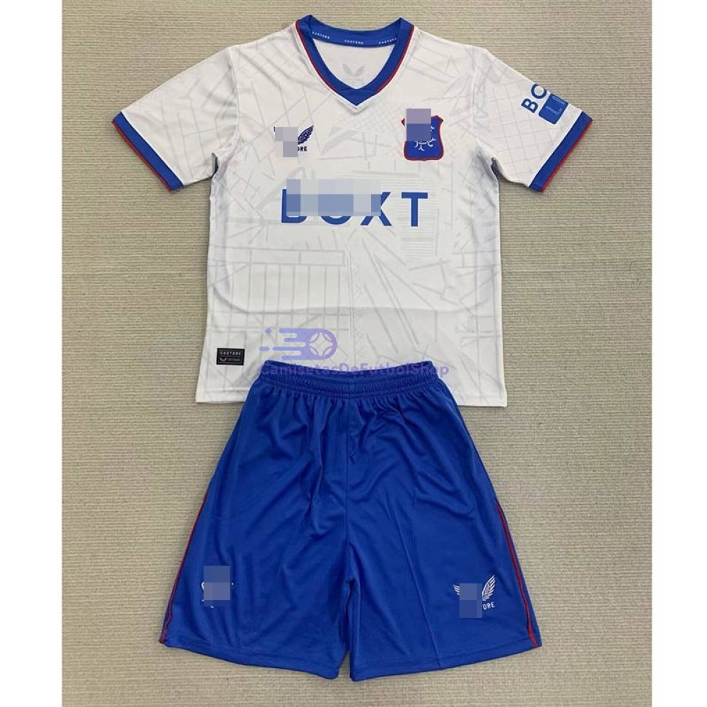 Camiseta Rangers FC 2024/2025 2ª Equipación Niño Kit