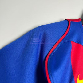 Camiseta Barcelona 2004/05 1ª Equipación Retro