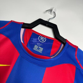 Camiseta Barcelona 2004/05 1ª Equipación Retro