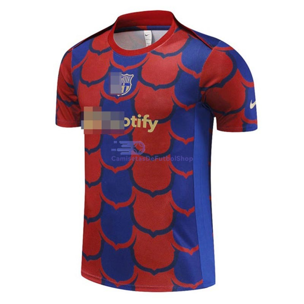 Camiseta Barcelona 2024/2025 Rojo/Azul Pre-Match