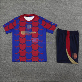 Camiseta Barcelona 2024/2025 Rojo/Azul Pre-Match