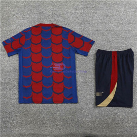 Camiseta Barcelona 2024/2025 Rojo/Azul Pre-Match