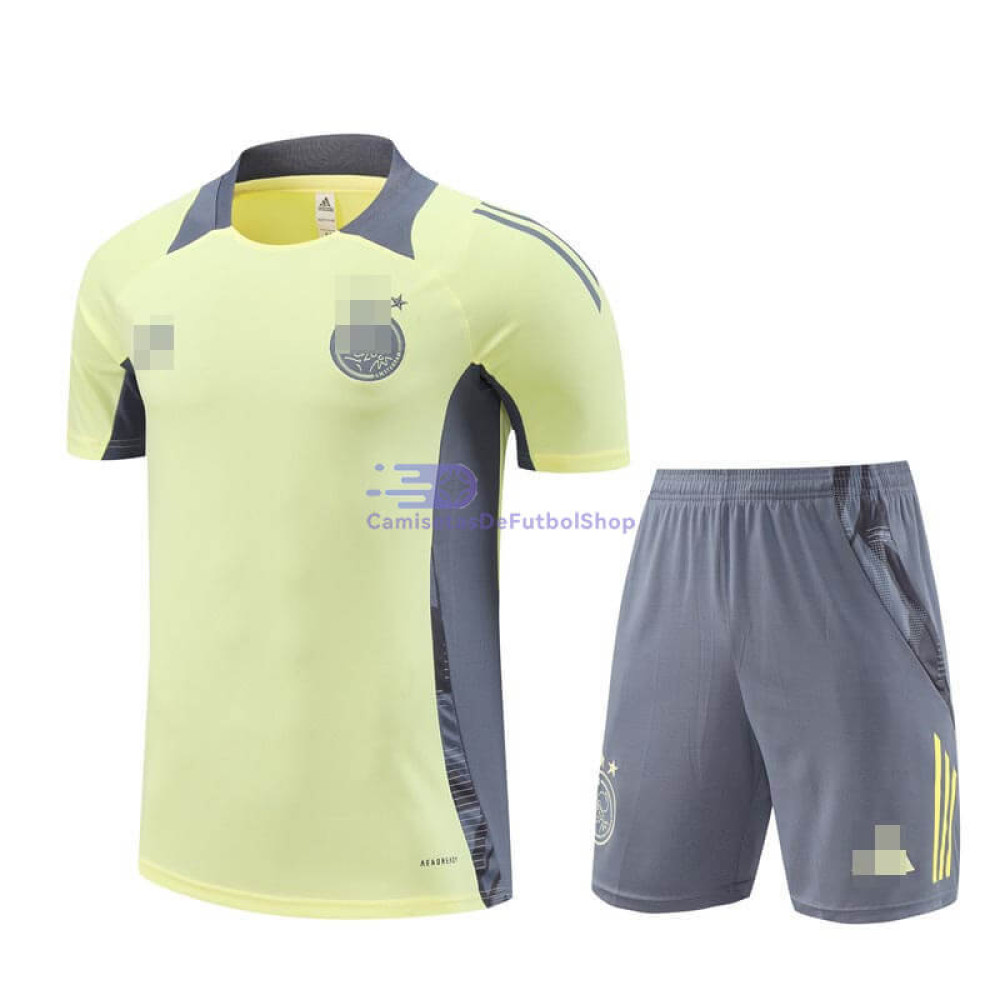 Camiseta de Entrenamiento Ajax de Ámsterdam Amarillo/Gris 2024/2025 Kit