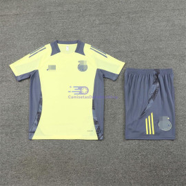 Camiseta de Entrenamiento Ajax de Ámsterdam Amarillo/Gris 2024/2025 Kit