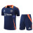 Camiseta de Entrenamiento Manchester United 2024/2025 Azul Oscuro/Naranja Kit