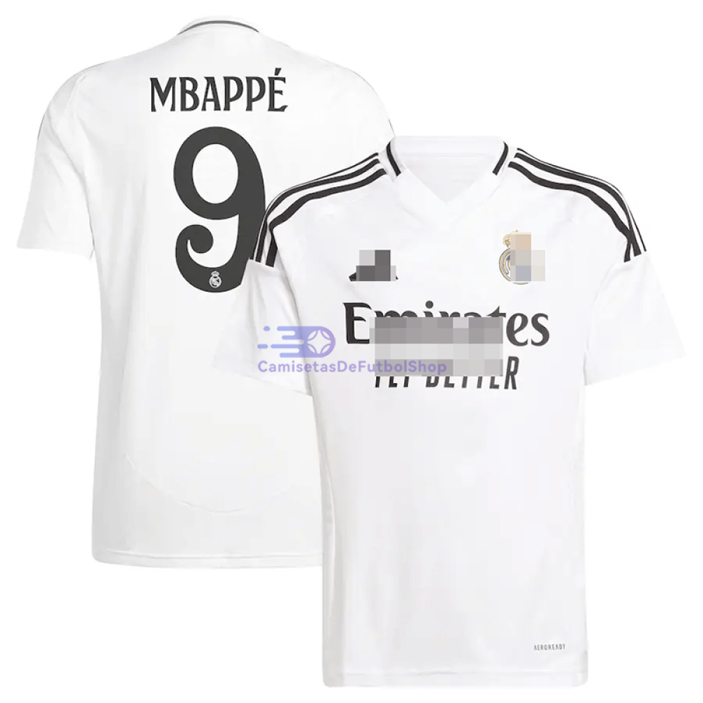 Camiseta Mbappé 9 Real Madrid 2024/2025 1ª Equipación