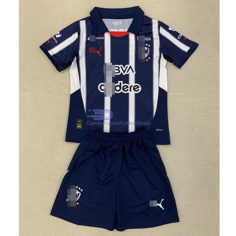 Camiseta Monterrey 2024/2025 1ª Equipación Niño Kit