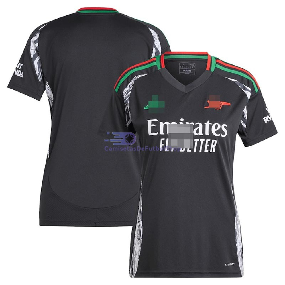 Camiseta Arsenal 2024/2025 2ª Equipación Mujer