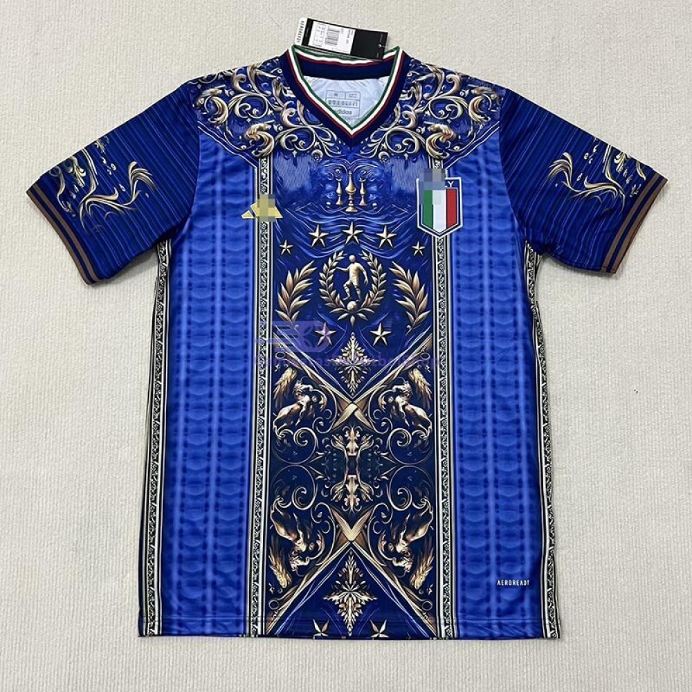 Camiseta Italia 2024 Azul Edición Conmemorativa
