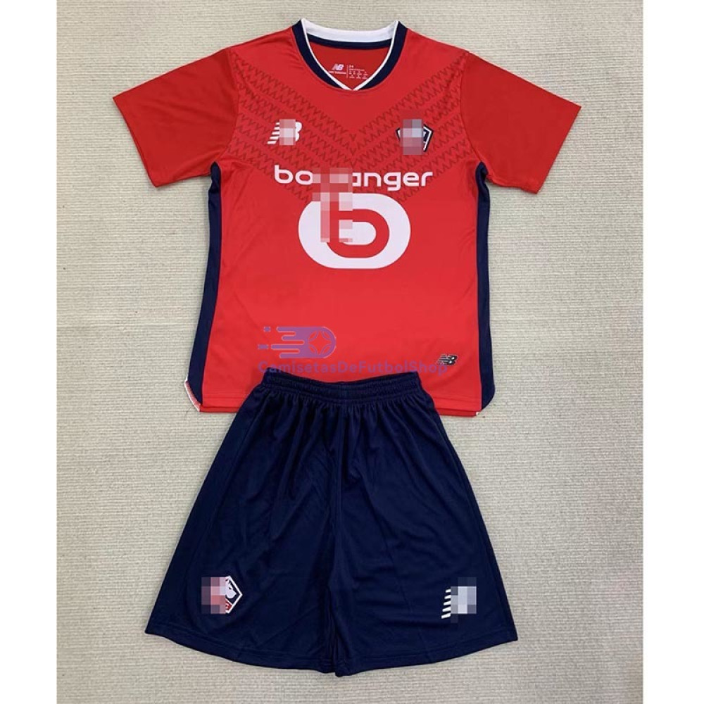 Camiseta Lille OSC 2024/2025 1ª Equipación Niño Kit