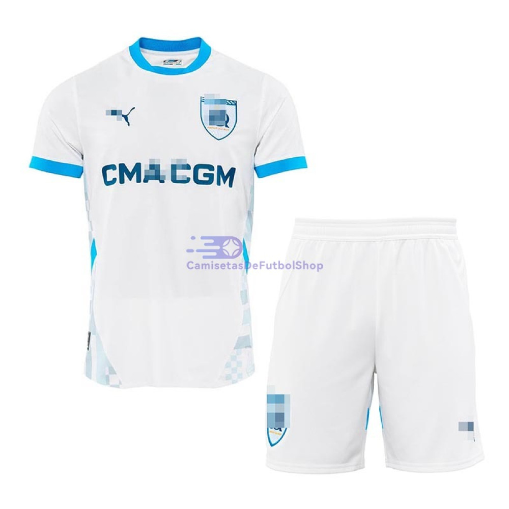 Camiseta Olympique Marsella 2024/2025 1ª Equipación Niño Kit