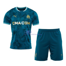 Camiseta Olympique Marsella 2024/2025 2ª Equipación Niño Kit