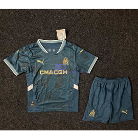 Camiseta Olympique Marsella 2024/2025 2ª Equipación Niño Kit