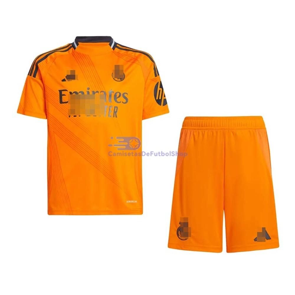 Camiseta Real Madrid 2024/2025 2ª Equipación Niño Kit