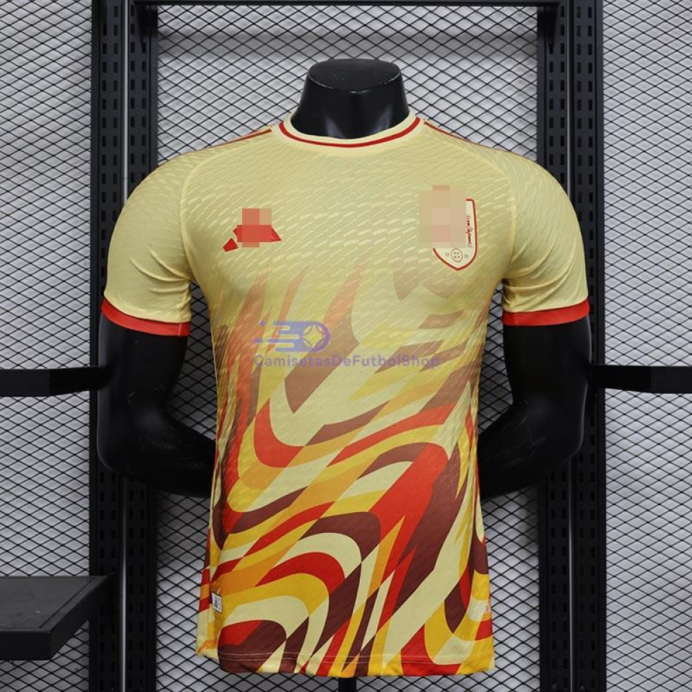 Camisetas España Amarillo Claro 2024 (EDICIÓN JUGADOR)