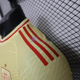 Camisetas España Amarillo Claro 2024 (EDICIÓN JUGADOR)