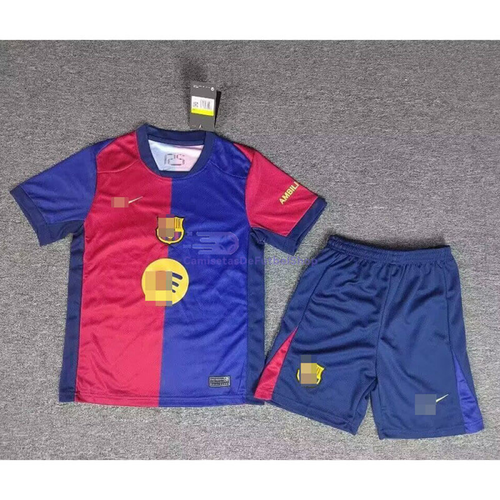 Camiseta Barcelona 2024/25 1ª Equipación Niño Kit