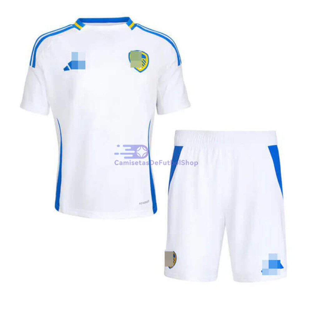 Camiseta Leeds United 2024/2025 1ª Equipación Niño Kit