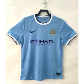 Camiseta Manchester City 2013/14 1ª Equipación Retro