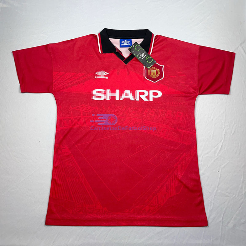 Camiseta Manchester United 1994/96 1ª Equipación Retro