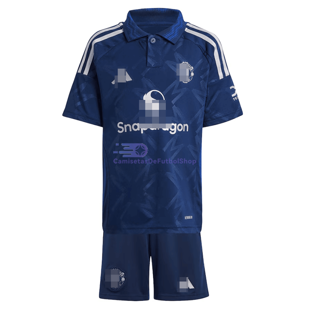 Camiseta Manchester United 2024/2025 2ª Equipación Niño Kit