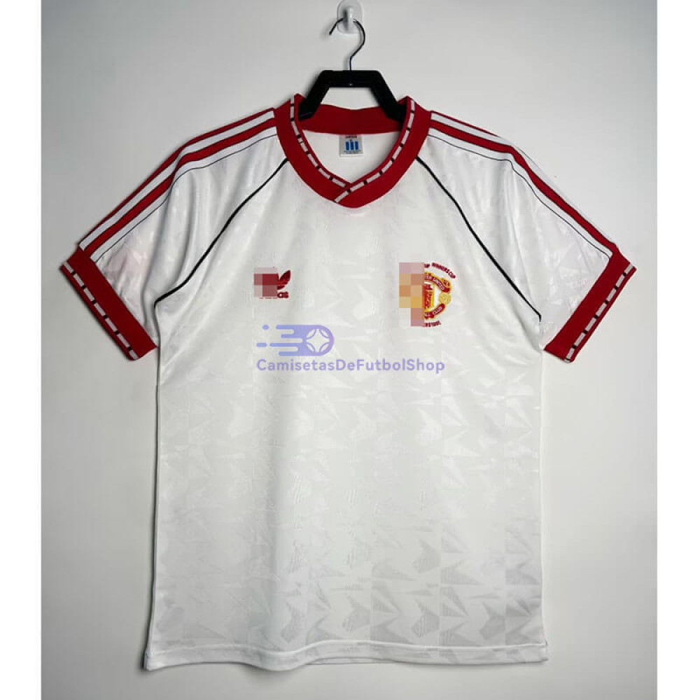 Camiseta Manchester United 1990/91 2ª Equipación La Final Retro