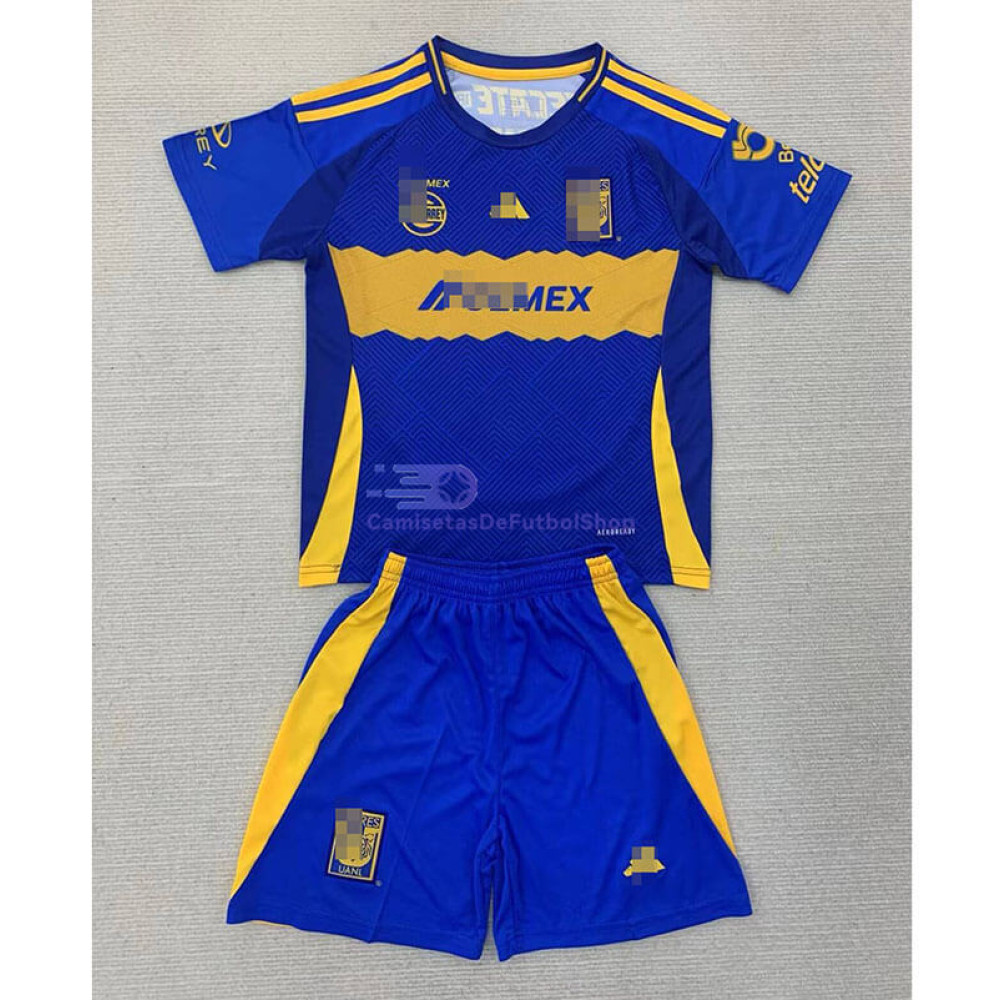 Camiseta Tigres UANL 2024/2025 2ª Equipación Niño Kit