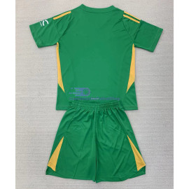 Camiseta De Portero Manchester United 2024/2025 Verde Niño Kit