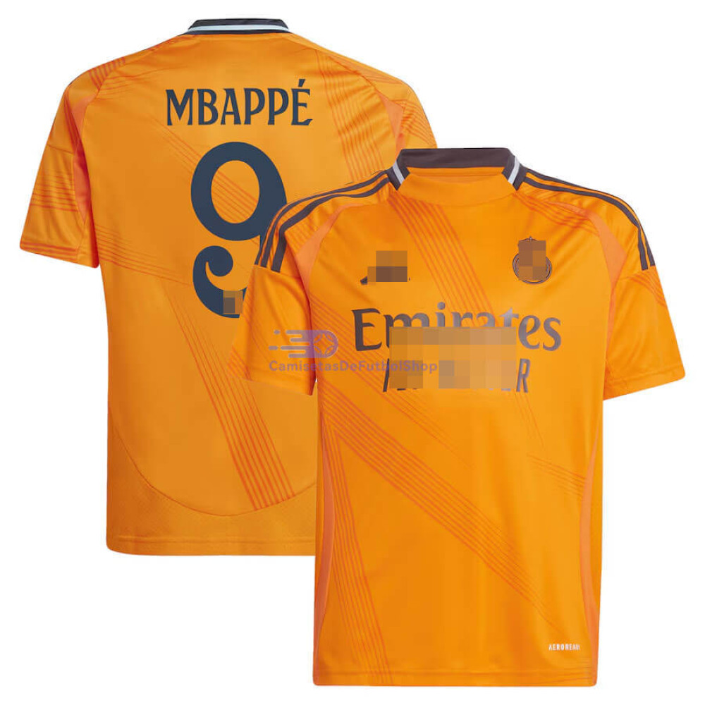 Camiseta Mbappé 9 Real Madrid 2024/2025 2ª Equipación