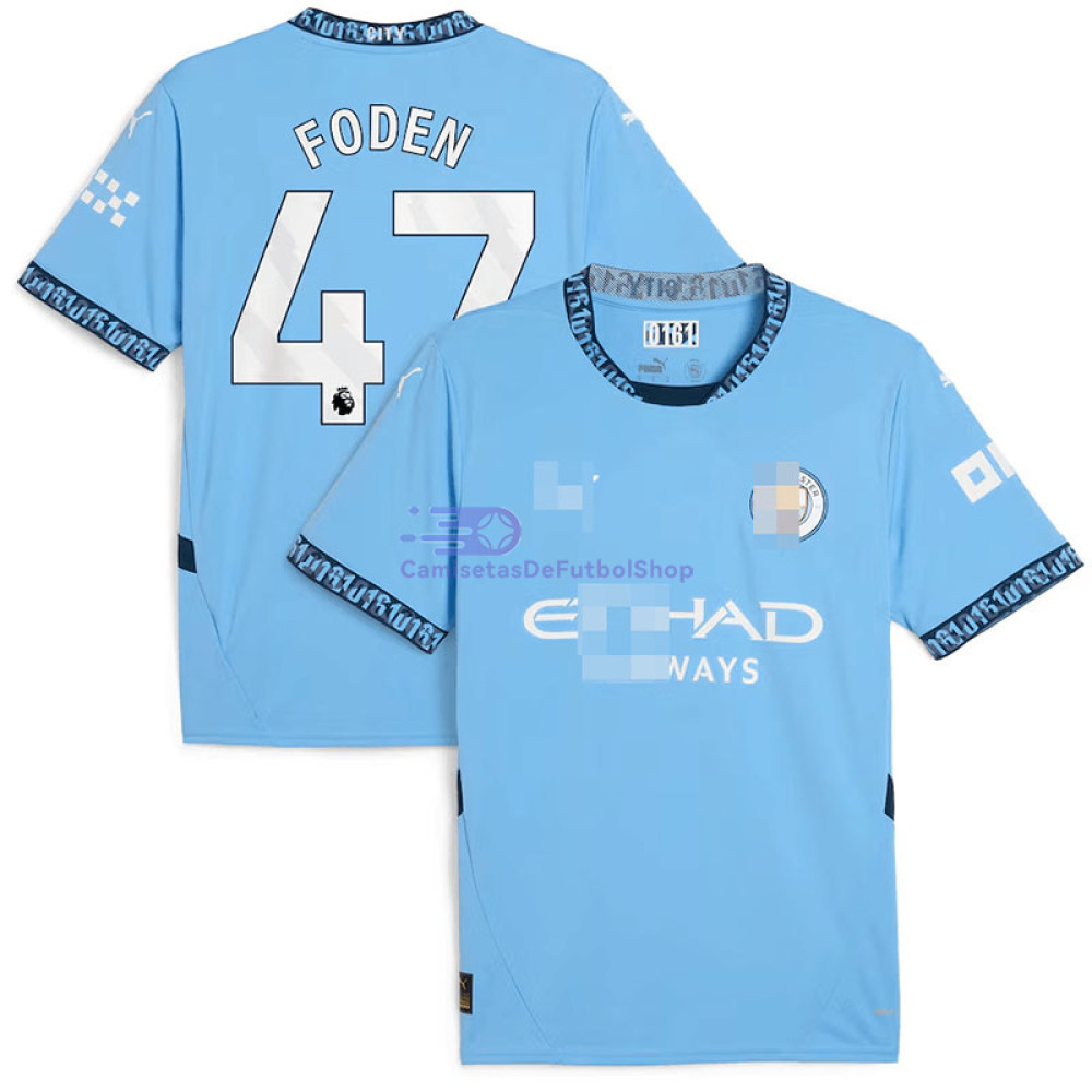 Camiseta Foden 47 Manchester City 2024/2025 1ª Equipación