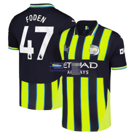 Camiseta Foden 47 Manchester City 2024/2025 2ª Equipación
