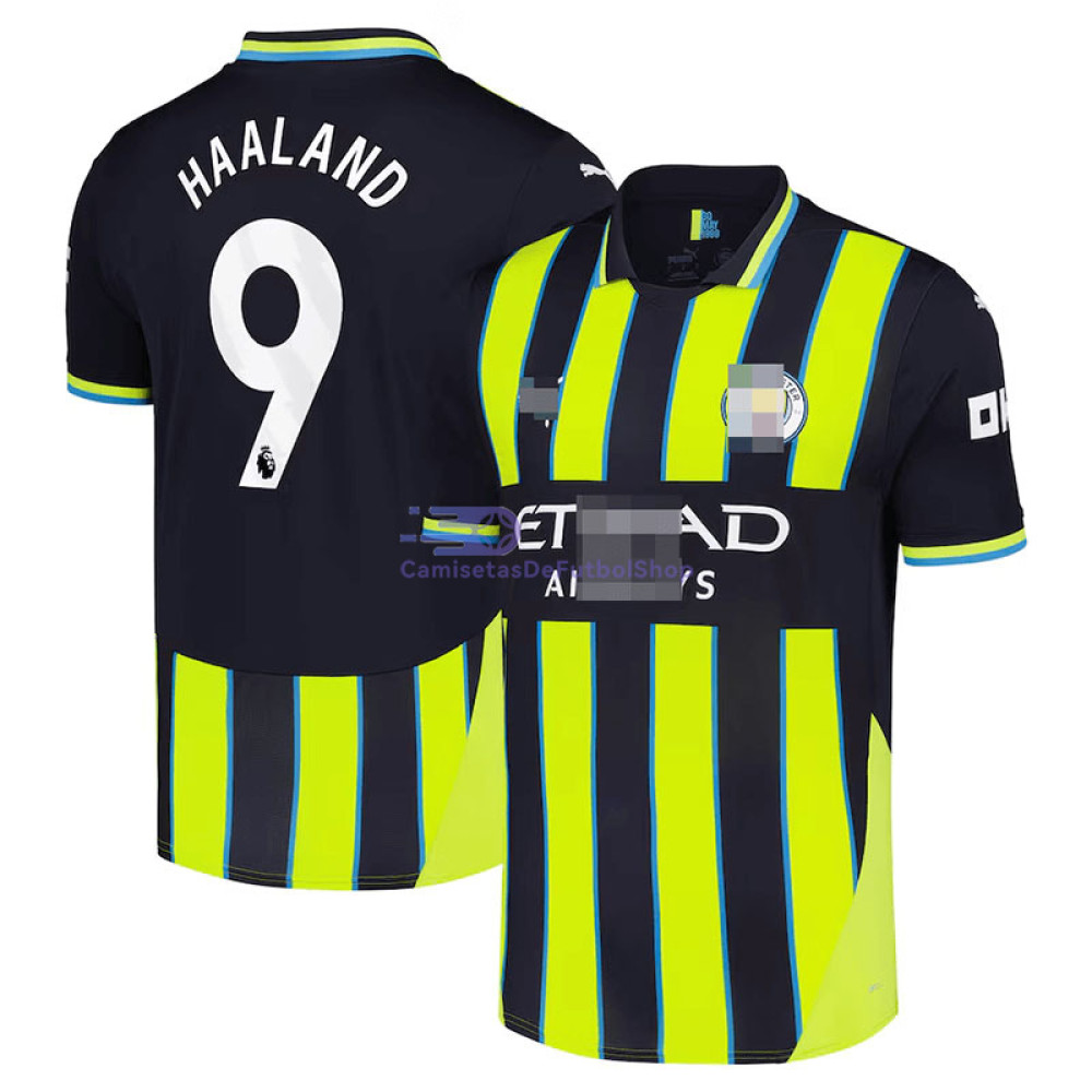 Camiseta Haaland 9 Manchester City 2024/2025 2ª Equipación