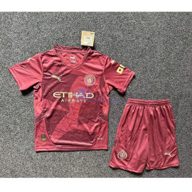 Camiseta Manchester City 2024/2025 3ª Equipación Niño Kit