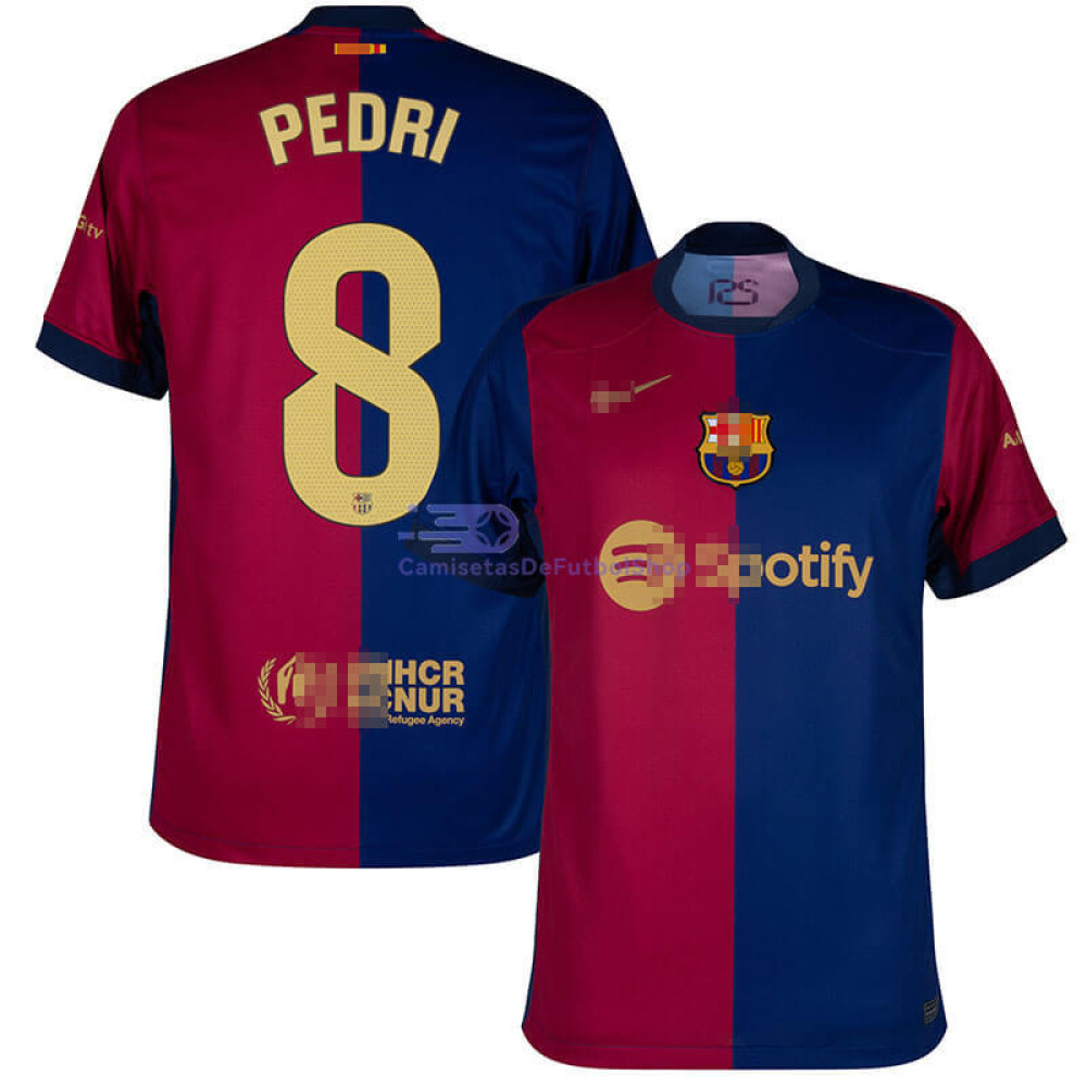 Camiseta Pedri 8 Barcelona 2024/2025 1ª Equipación