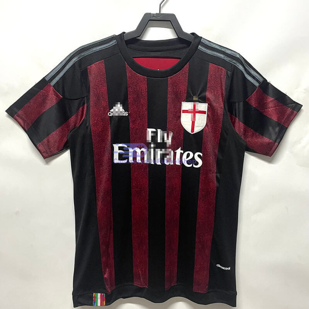 Camiseta AC Milan 2015/16 1ª Equipación Retro
