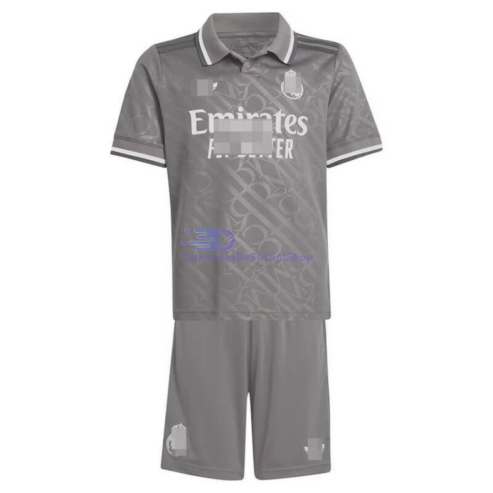 Camiseta Real Madrid 2024/2025 3ª Equipación Niño Kit
