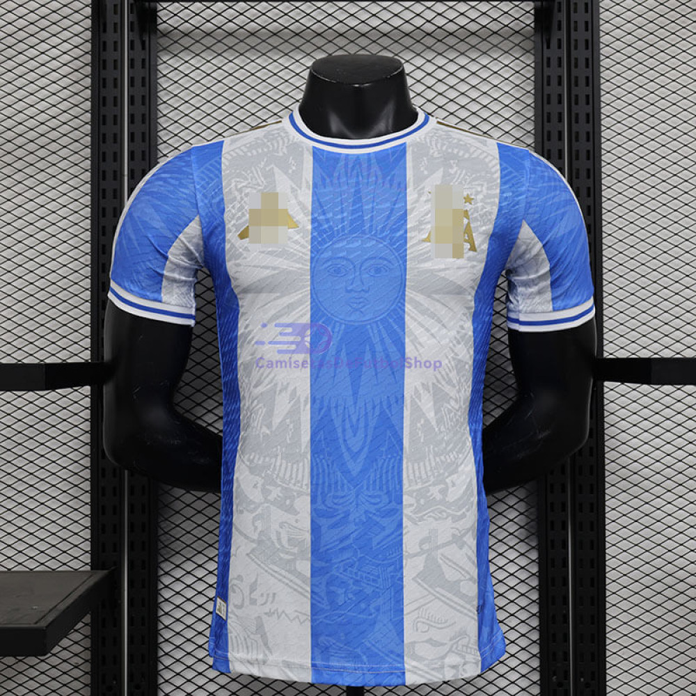 Camiseta Argentina Azul/Blanco 2024 (EDICIÓN JUGADOR)