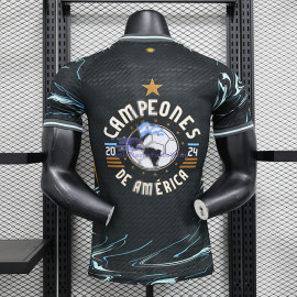 Camiseta Argentina Negro/Azul 2024 (EDICIÓN JUGADOR)
