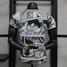 Camiseta Japón 2024 Blanco/Negro/Azul Dragon Ball (EDICIÓN JUGADOR)