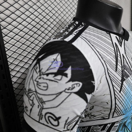 Camiseta Japón 2024 Blanco/Negro/Azul Dragon Ball (EDICIÓN JUGADOR)