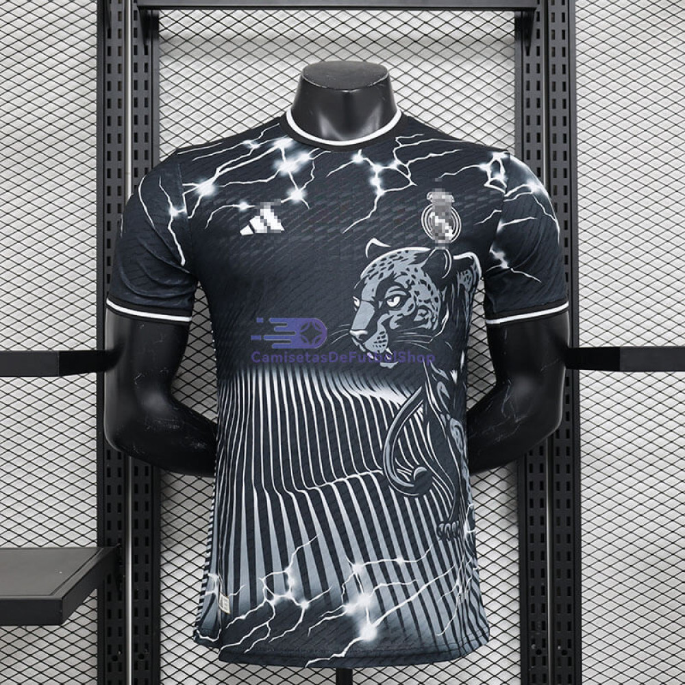 Camiseta Real Madrid Negro/Blanco/Gris 2024/2025 (EDICIÓN JUGADOR)