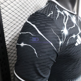 Camiseta Real Madrid Negro/Blanco/Gris 2024/2025 (EDICIÓN JUGADOR)