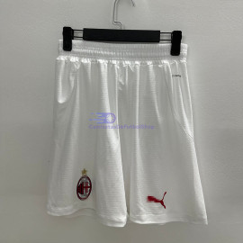 Pantalón Corto AC Milan 2024/2025 1ª Equipación Blanco (EDICIÓN JUGADOR)