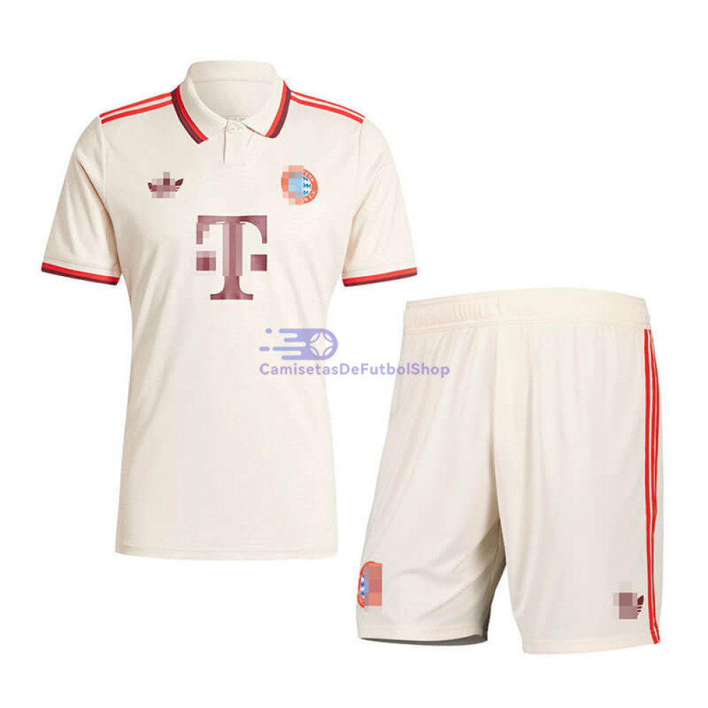 Camiseta Bayern Múnich 2024/2025 Tercera Equipación Niño Kit