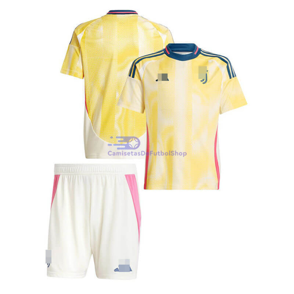 Camiseta Juventus 2024/2025 Segunda Equipación Niño Kit