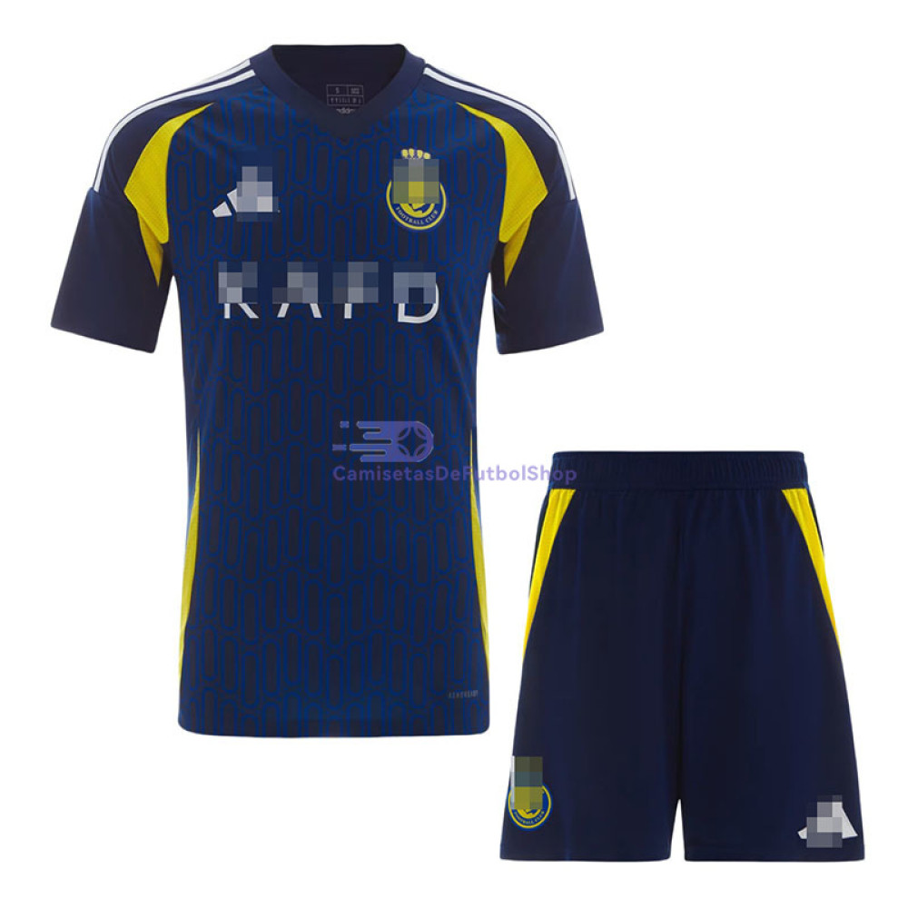 Camiseta Al-Nassr FC 2024/2025 2ª Equipación Niño Kit