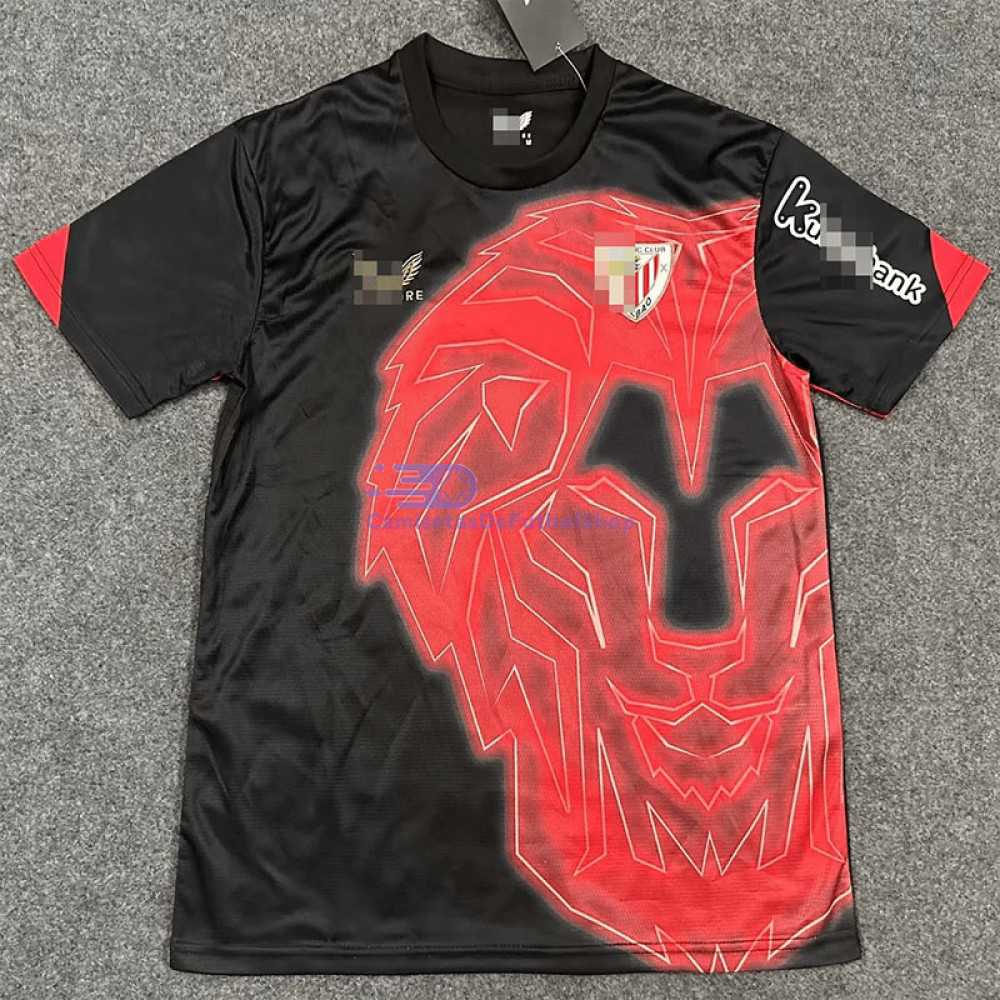 Camiseta Athletic de Bilbao 2024/2025 Negro/Rojo Especial Edición