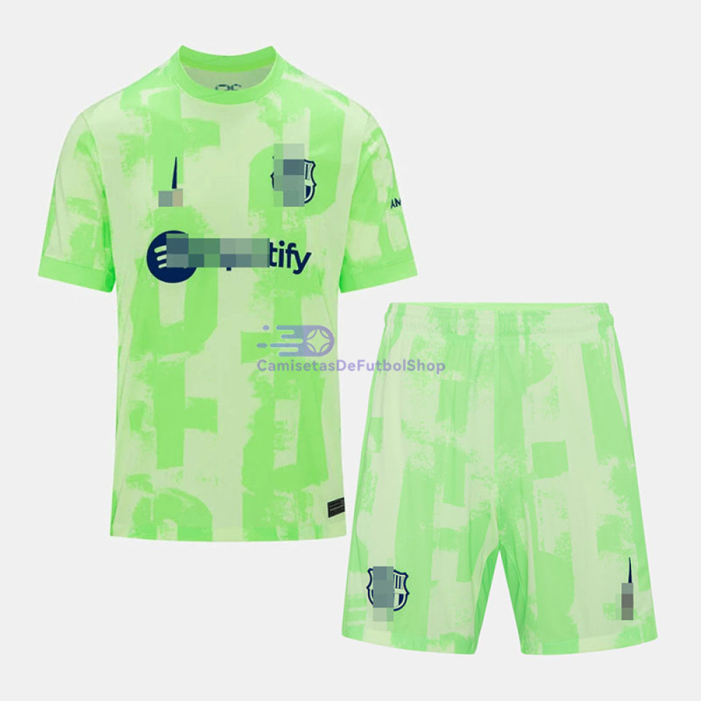 Camiseta Barcelona 3ª Equipación 2024/2025 Niño Kit