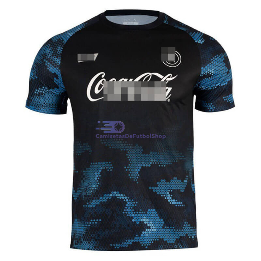 Camiseta de Entrenamiento Napoli Negro/Azul 2024/2025