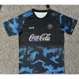 Camiseta de Entrenamiento Napoli Negro/Azul 2024/2025